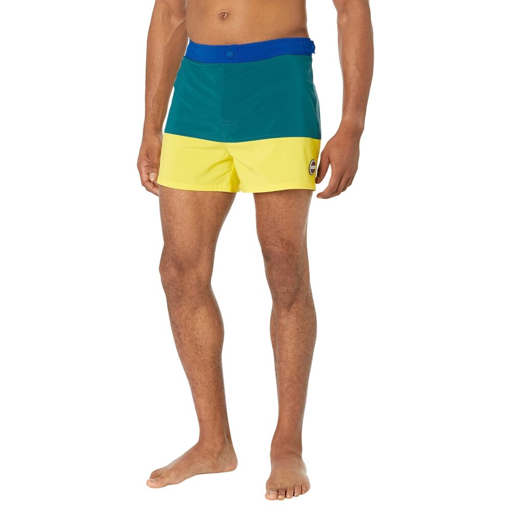 Colmar Mens Color Block Quick Dry Swim Trunks Vetiver 58